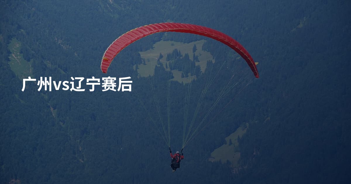 广州vs辽宁赛后