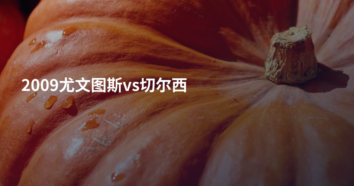 2009尤文图斯vs切尔西