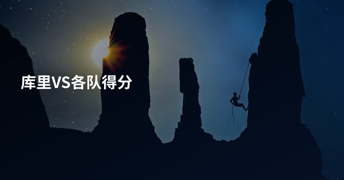 库里VS各队得分