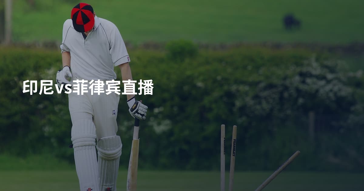 印尼vs菲律宾直播