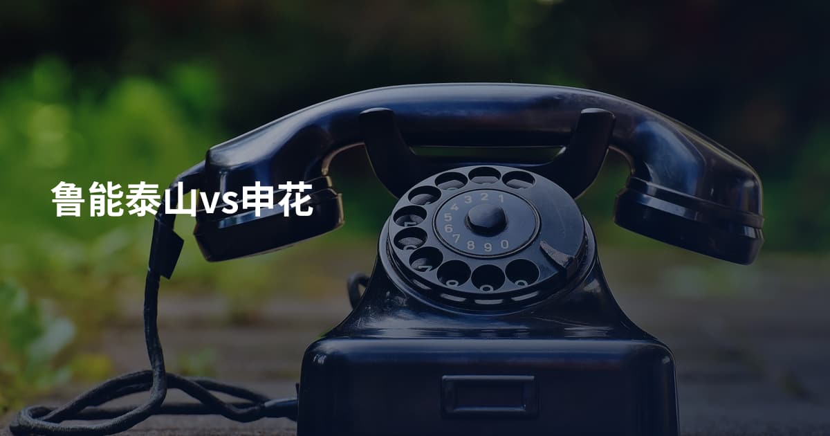 鲁能泰山vs申花