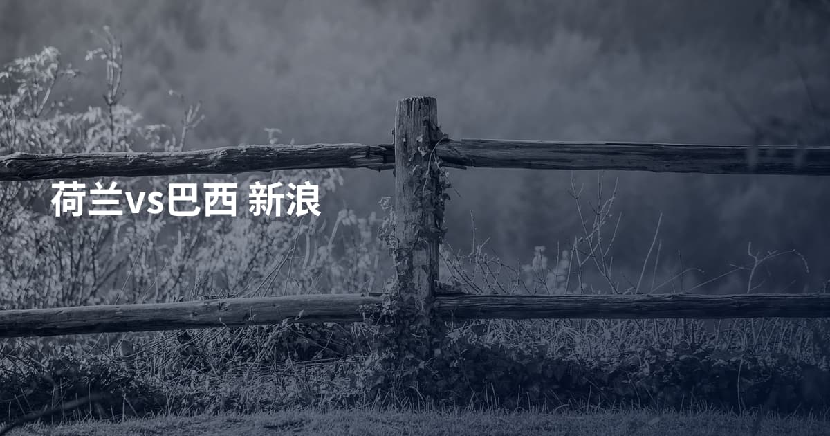 荷兰vs巴西 新浪