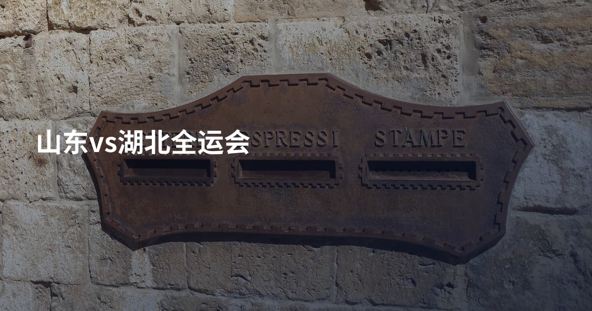 山东vs湖北全运会