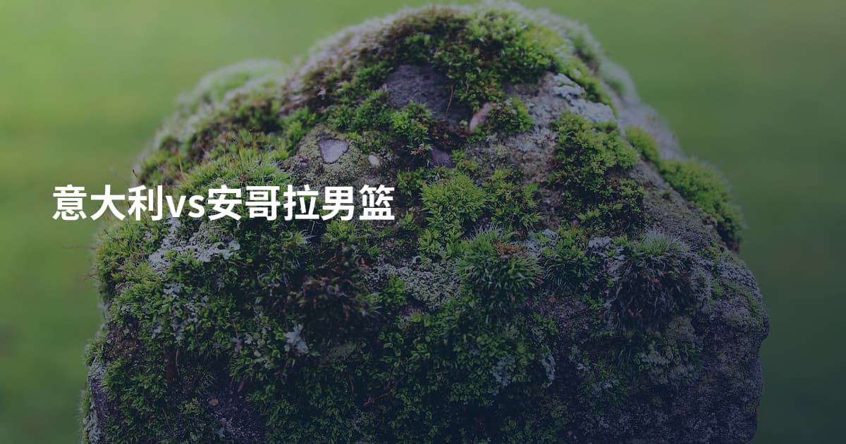 意大利vs安哥拉男篮