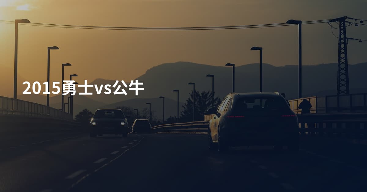 2015勇士vs公牛