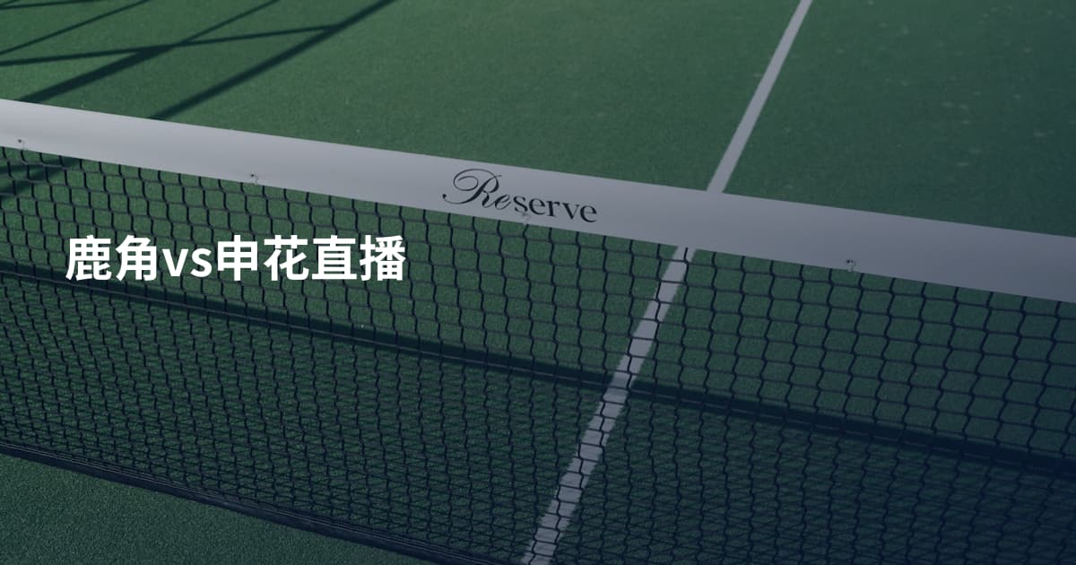 鹿角vs申花直播