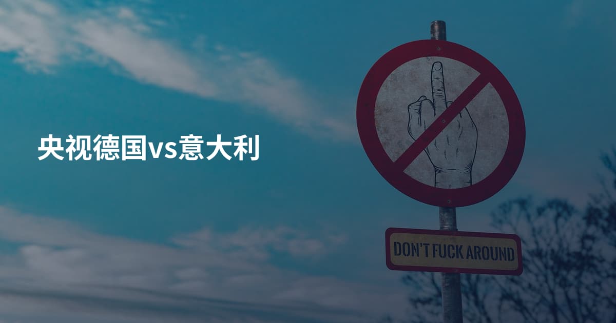 央视德国vs意大利