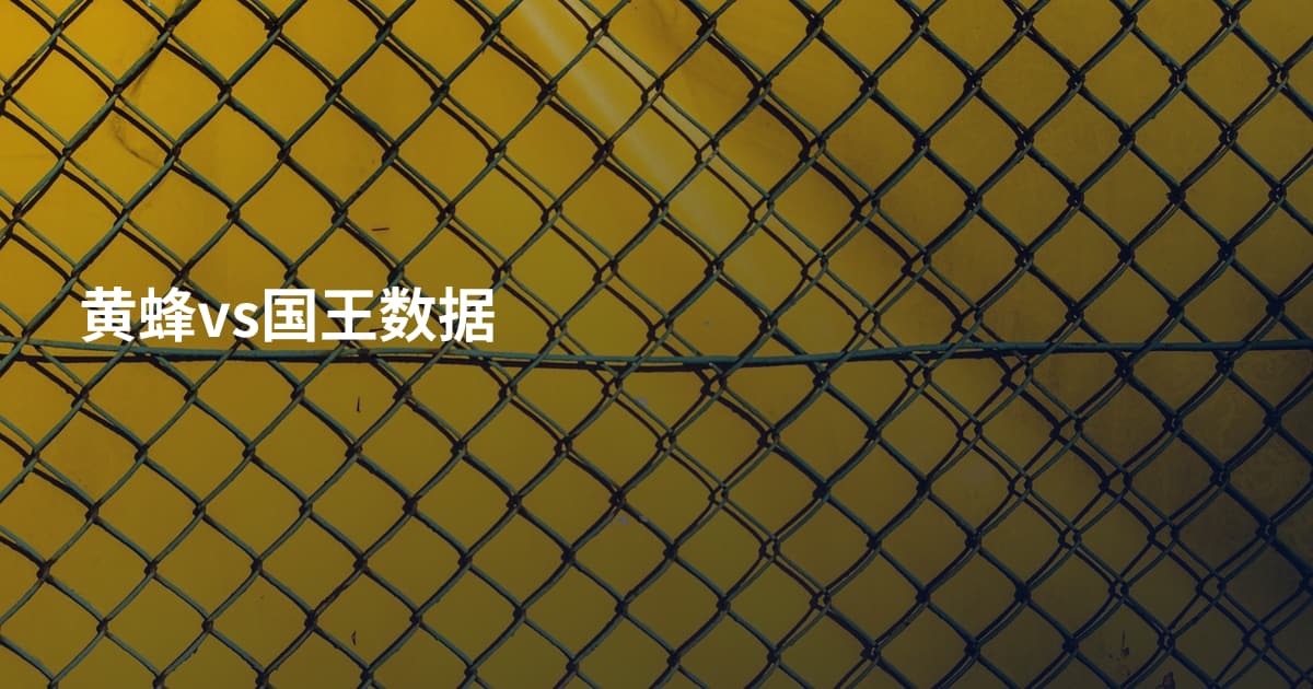 黄蜂vs国王数据
