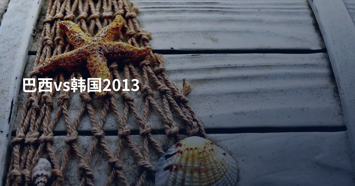 巴西vs韩国2013