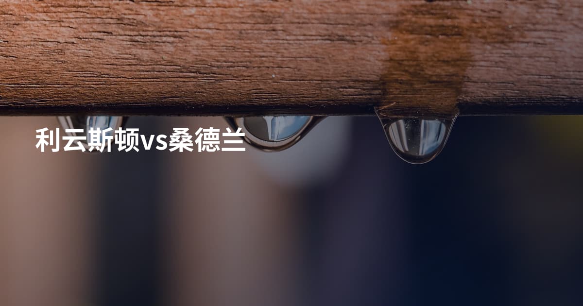 利云斯顿vs桑德兰