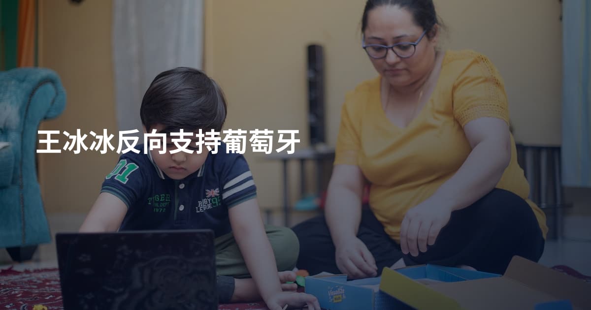 王冰冰反向支持葡萄牙