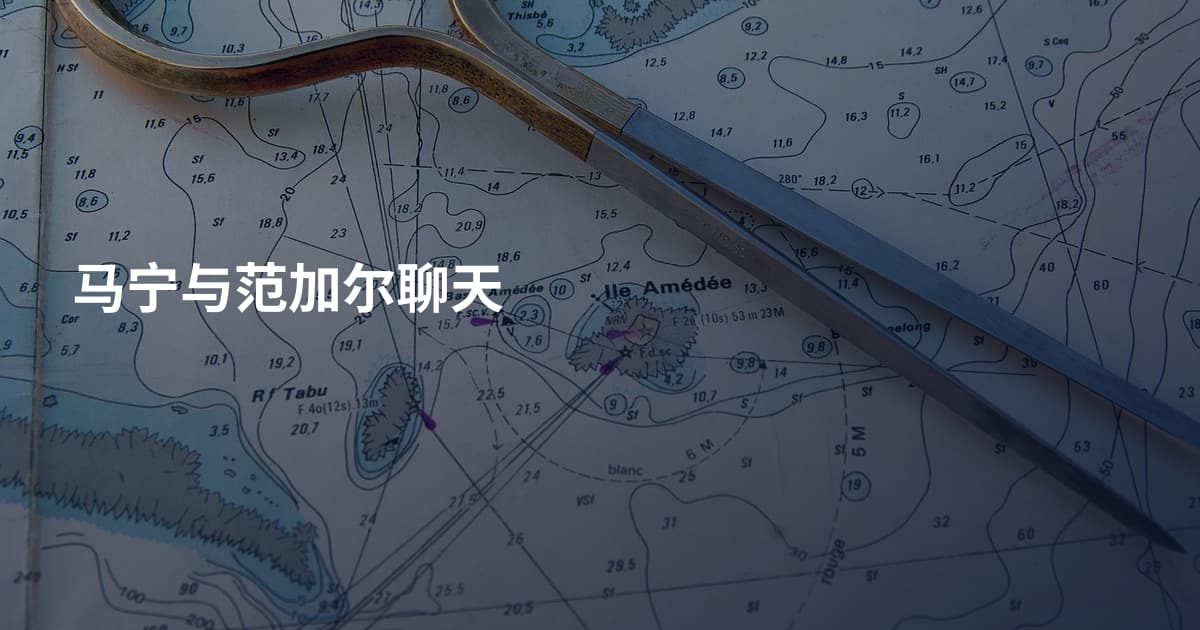 马宁与范加尔聊天