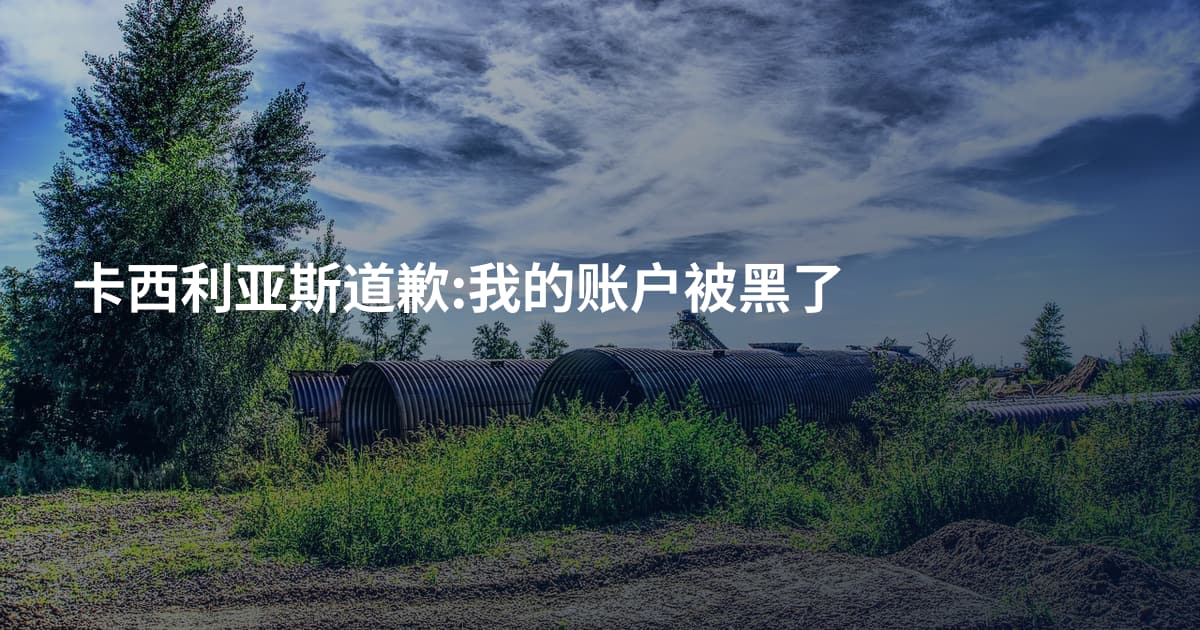 卡西利亚斯道歉:我的账户被黑了