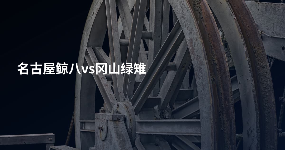 名古屋鲸八vs冈山绿雉