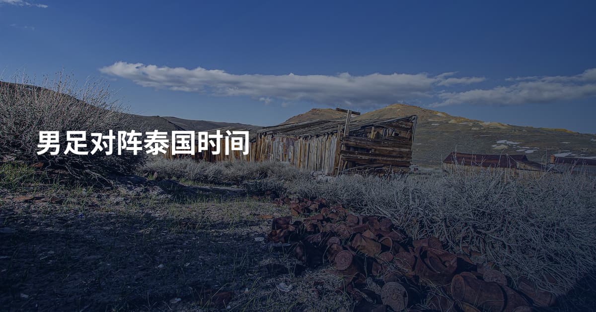 男足对阵泰国时间