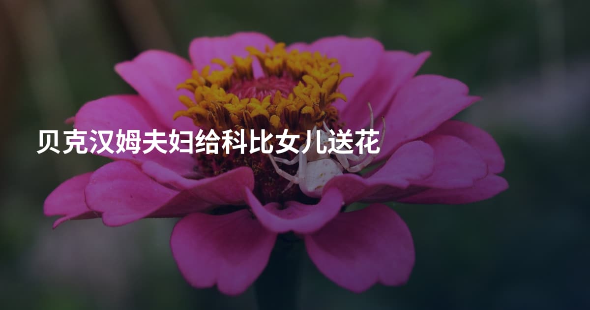 贝克汉姆夫妇给科比女儿送花