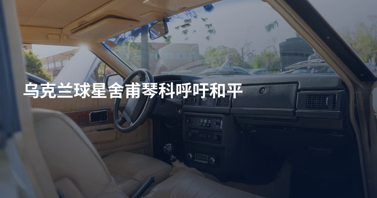乌克兰球星舍甫琴科呼吁和平