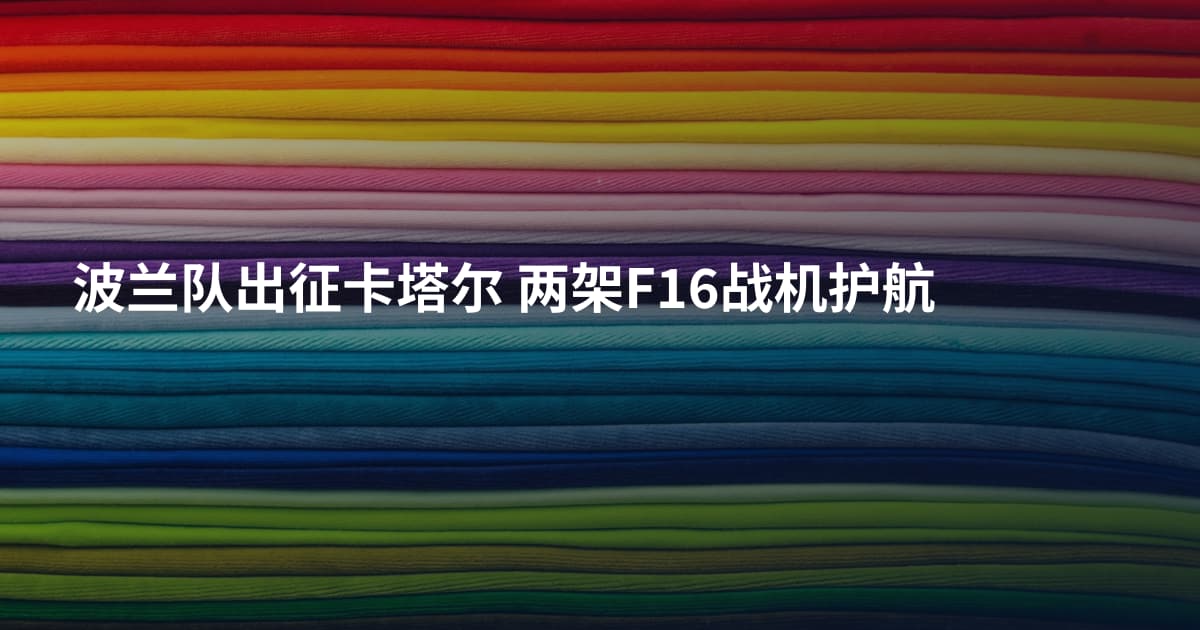波兰队出征卡塔尔 两架F16战机护航