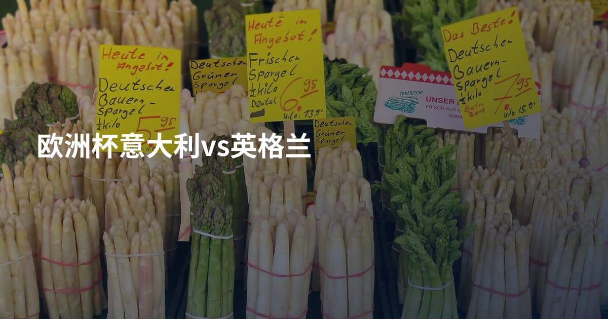 欧洲杯意大利vs英格兰