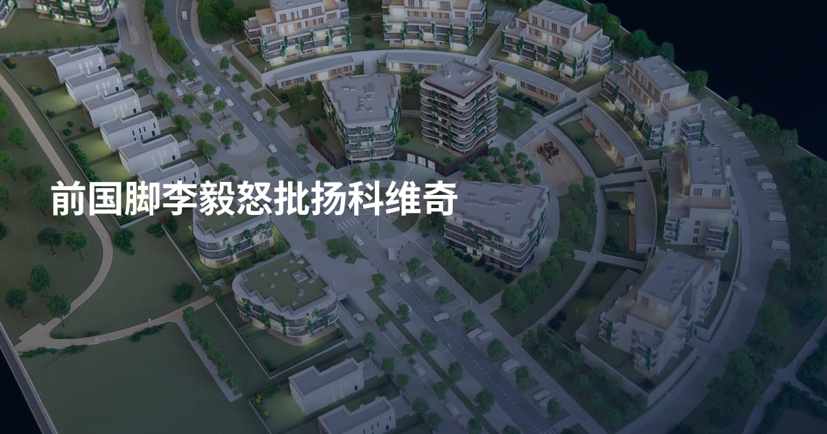 前国脚李毅怒批扬科维奇