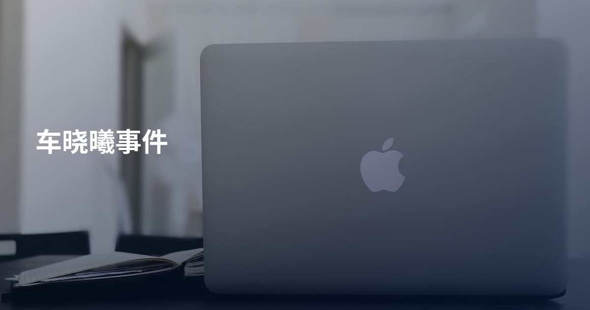 车晓曦事件
