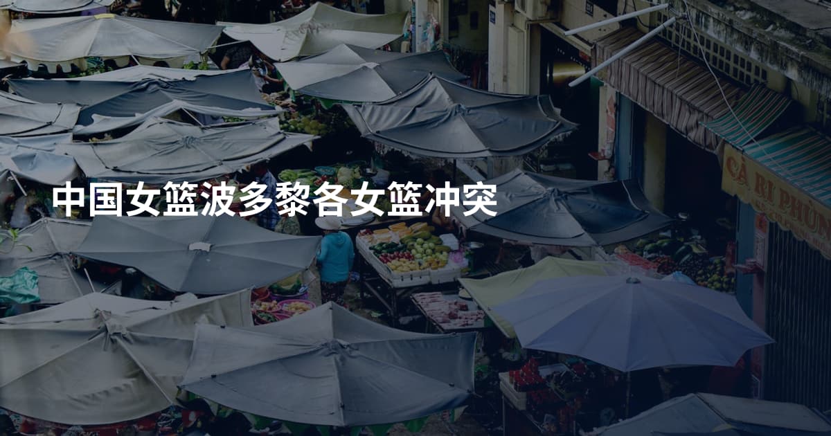 中国女篮波多黎各女篮冲突