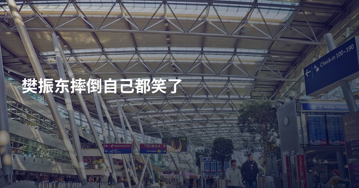 樊振东摔倒自己都笑了