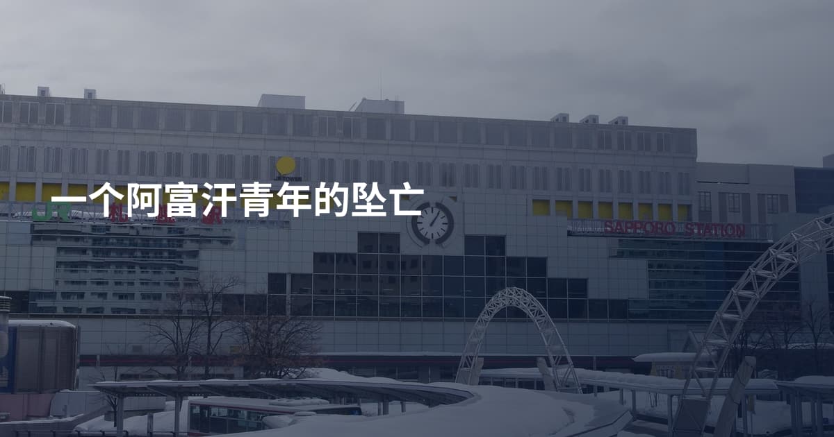 一个阿富汗青年的坠亡