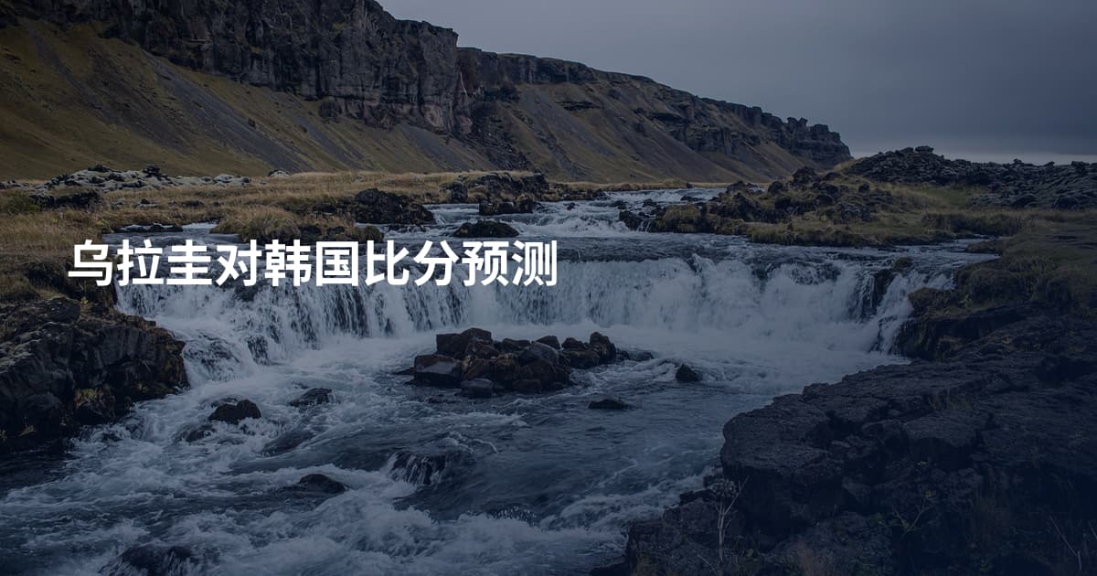 乌拉圭对韩国比分预测