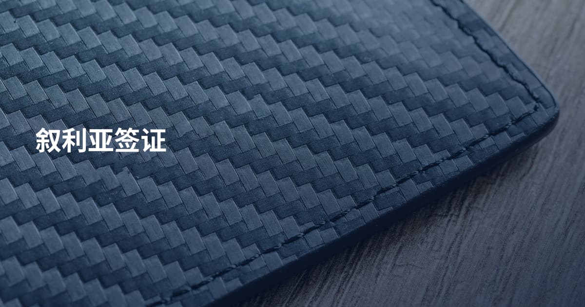 叙利亚签证