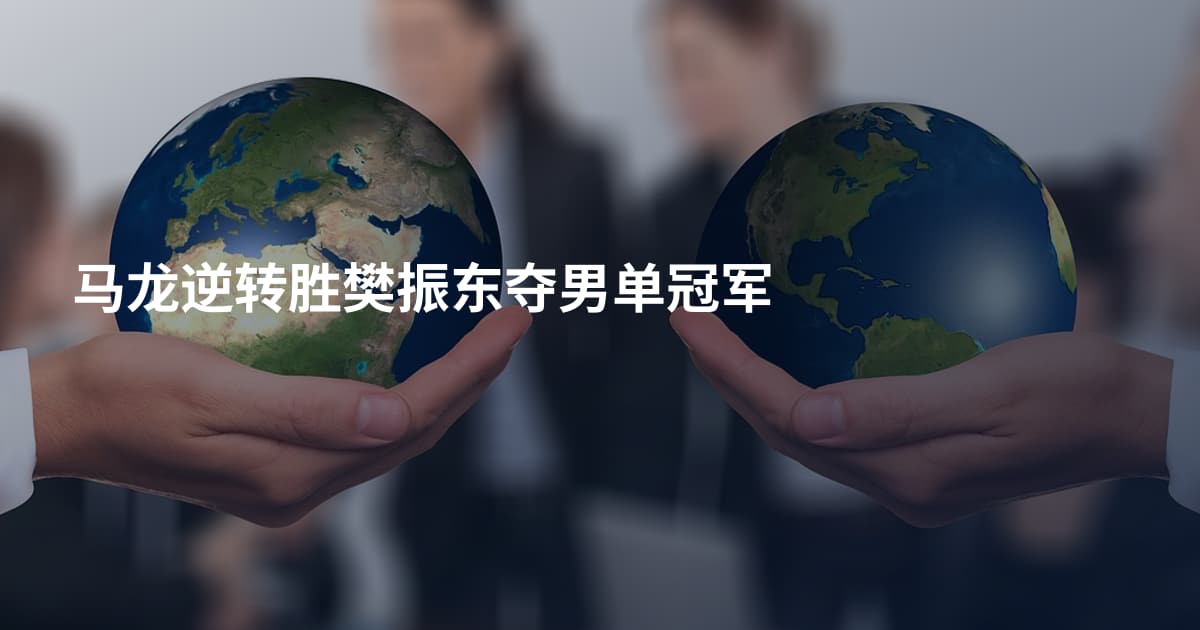 马龙逆转胜樊振东夺男单冠军
