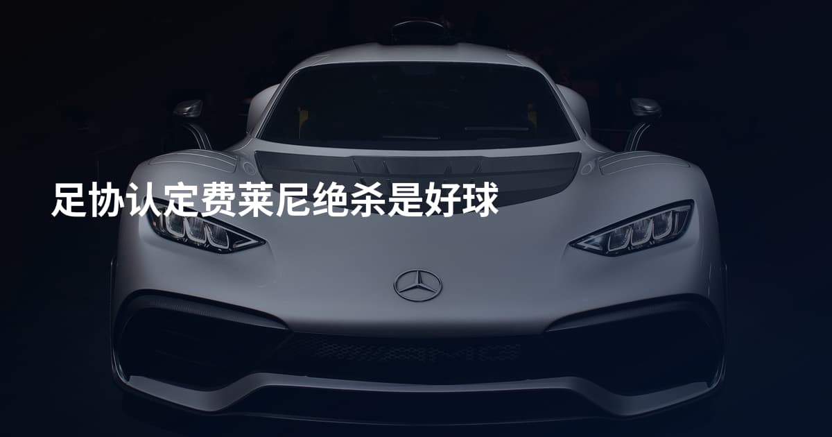 足协认定费莱尼绝杀是好球