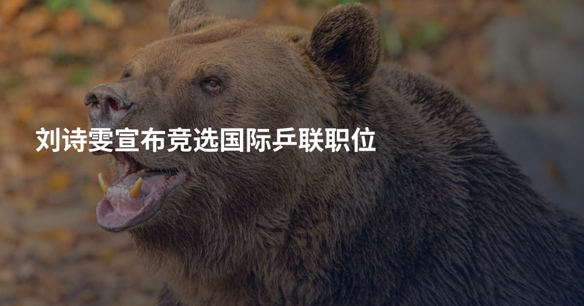 刘诗雯宣布竞选国际乒联职位
