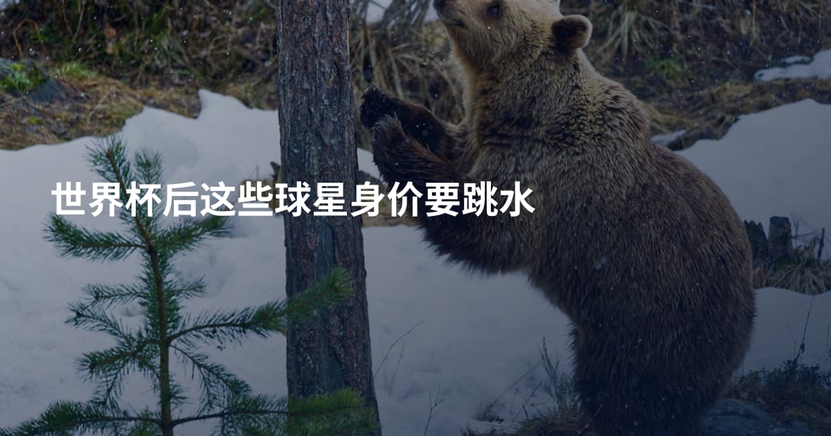 世界杯后这些球星身价要跳水