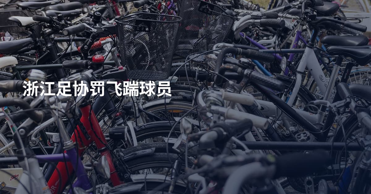 浙江足协罚飞踹球员
