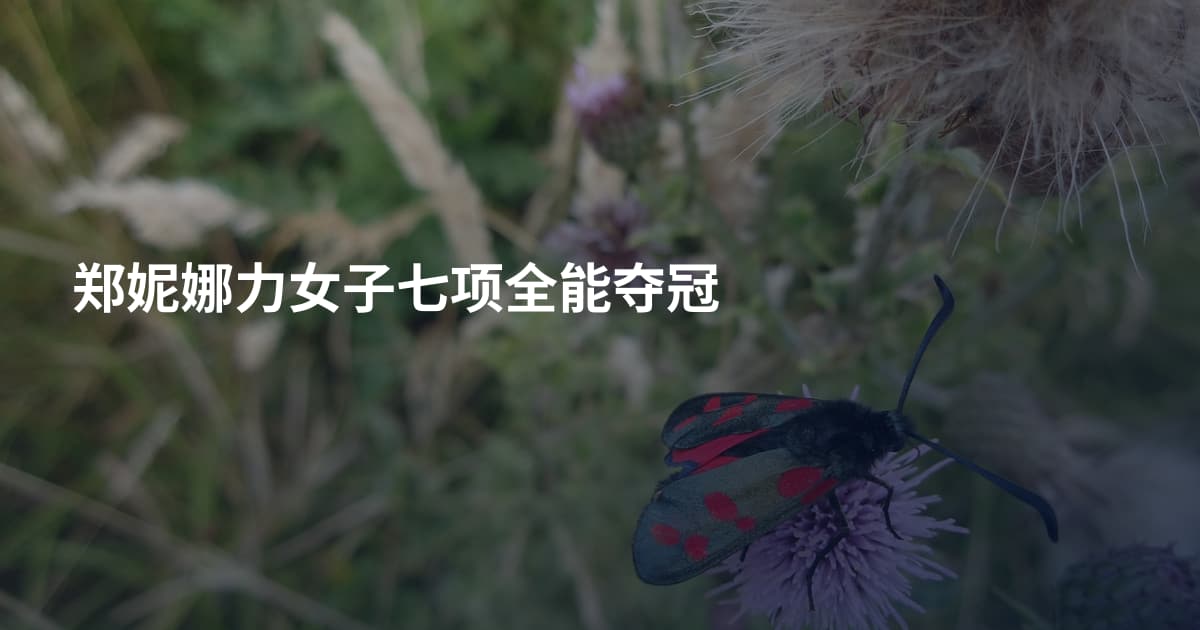 郑妮娜力女子七项全能夺冠
