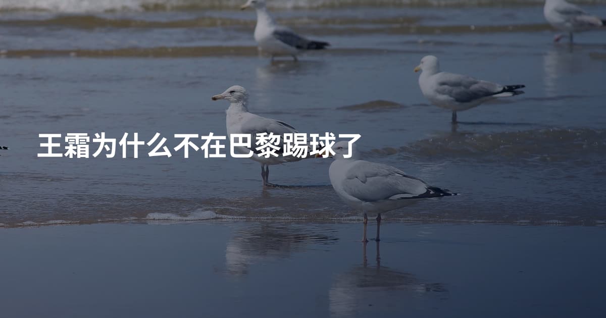 王霜为什么不在巴黎踢球了