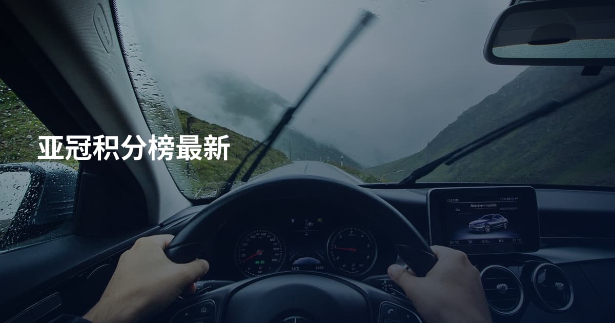 亚冠积分榜最新