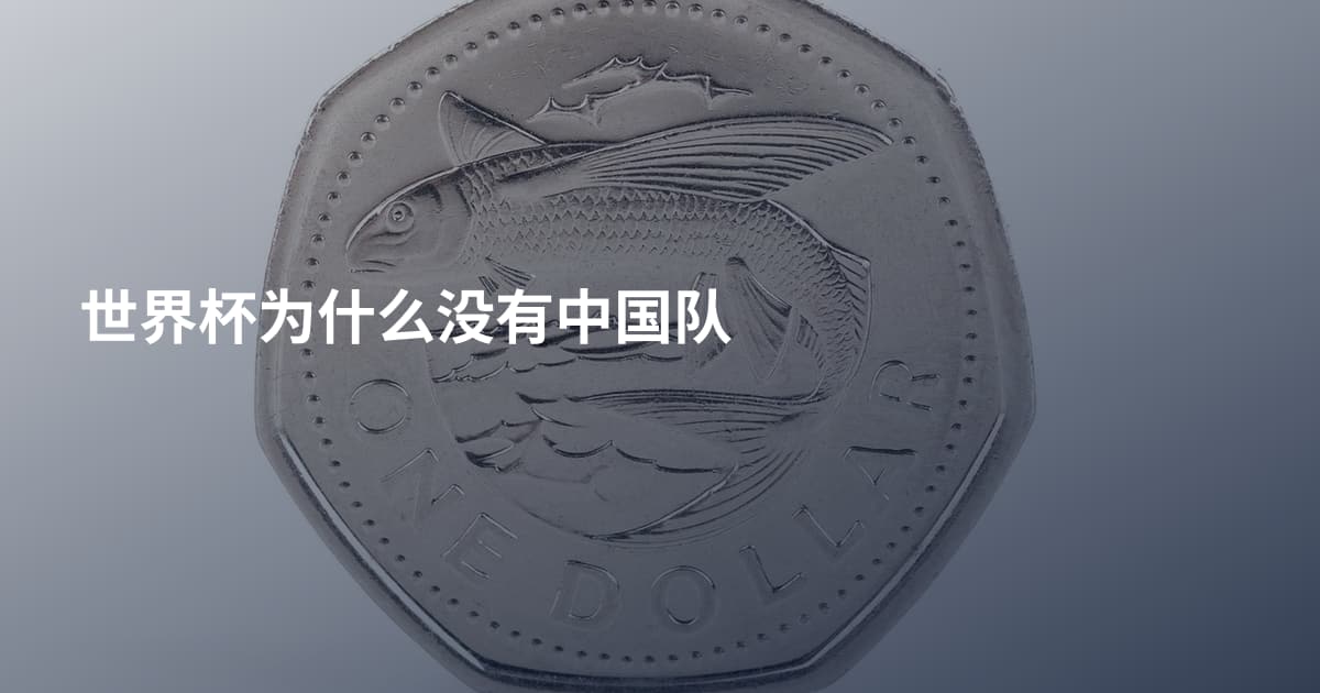 世界杯为什么没有中国队