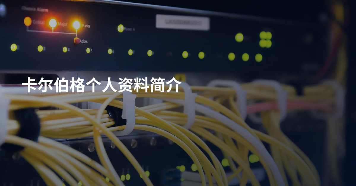 卡尔伯格个人资料简介