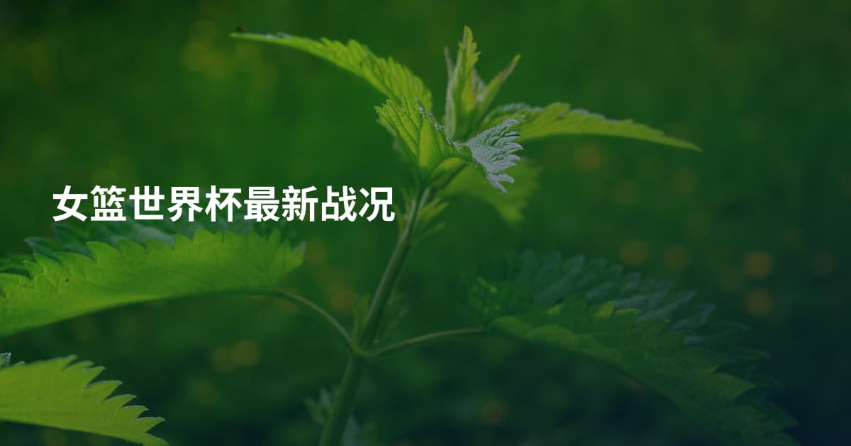 女篮世界杯最新战况