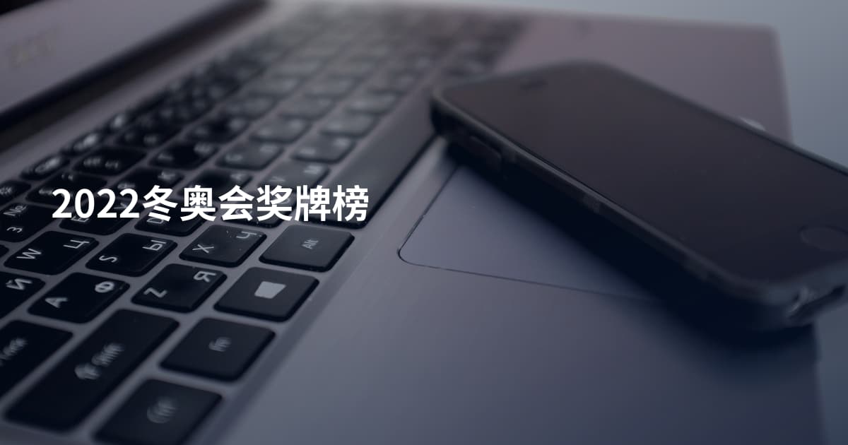 2022冬奥会奖牌榜